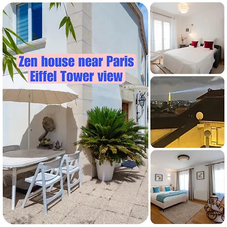 Maison Proche Paris Vue La Tour Eiffel Penzion